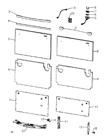 Front Panel 2 parts for  Dishwasher DD603HSS from AppliancePartsPros.com