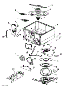 Tubs / Components parts for  Dishwasher DD605BK-88464A from AppliancePartsPros.com