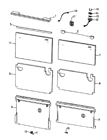 Front Panels / Controls parts for  Dishwasher DD605FD-88468A from AppliancePartsPros.com