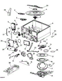 Tubs / Components parts for  Dishwasher DD605HSS-88466A from AppliancePartsPros.com