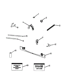 Installation Components parts for  Dishwasher DD605I-88469A from AppliancePartsPros.com