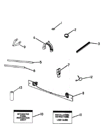 Installation Components parts for  Dishwasher DD605IH-88470A from AppliancePartsPros.com