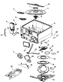 Tubs / Components parts for  Dishwasher DD605SS-88465A from AppliancePartsPros.com