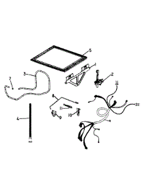 Lid / Link Assy parts for  Dishwasher DD605ZW-88462A from AppliancePartsPros.com