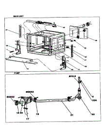 Main Unit / Pump Assy parts for Danby Dishwasher DDW396W from AppliancePartsPros.com