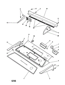 Control Housing parts for  Dryer DE04-US5 from AppliancePartsPros.com