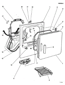 Door Assy parts for  Dryer DE06 from AppliancePartsPros.com
