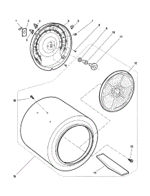 Drum And Heater parts for  Dryer DE08-96989 from AppliancePartsPros.com