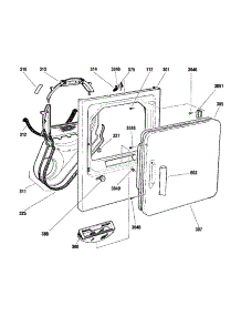 Door / Front Panel parts for  Dryer DE09-US0 from AppliancePartsPros.com