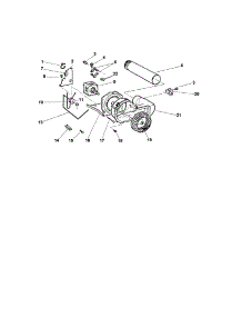 Motor parts for  Dryer DE60FA-96987 from AppliancePartsPros.com