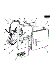 Front Assy parts for  Dryer DE60FA2-96983 from AppliancePartsPros.com