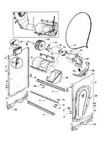 Motor Assy parts for  Dryer DE62T27CW2-96168-A from AppliancePartsPros.com