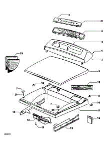 Top Deck / Electronics parts for  Dryer DE62T27DW1-96126A from AppliancePartsPros.com