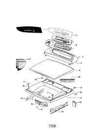 Top Deck / Electronics parts for  Dryer DE62T27GW1-96140A from AppliancePartsPros.com
