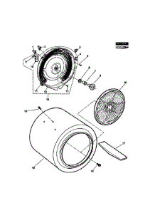 Drum Assy parts for  Dryer DE70FA1-96971 from AppliancePartsPros.com