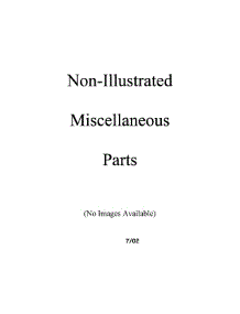 Miscellaeous Information parts for Amana Microwave DEC18E-P1325211M from AppliancePartsPros.com