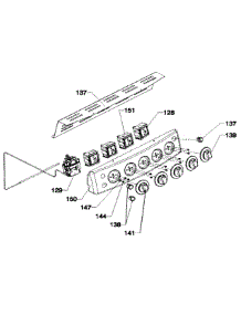 Control Panel parts for Danby Range DER2099W from AppliancePartsPros.com