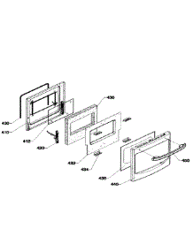 Door parts for Danby Range DER2099W from AppliancePartsPros.com
