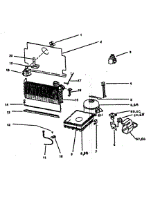 Motor Assy parts for Danby Refrigerator DFF1708W from AppliancePartsPros.com