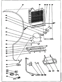 Compressor Assy parts for Danby Refrigerator DFF8801W from AppliancePartsPros.com