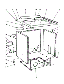 Cabinet Assembly parts for  Dryer DG05-US1 from AppliancePartsPros.com