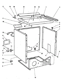Panel Assy parts for  Dryer DG06 from AppliancePartsPros.com