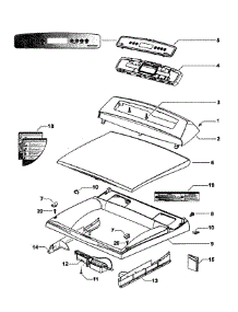 Top Deck / Electronics parts for  Dryer DG27CW1-96116A from AppliancePartsPros.com