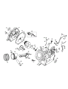 Crank Case Assy parts for Dewalt Generator DG3000 from AppliancePartsPros.com
