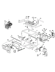 Frame Assy parts for Dewalt Generator DG3000 from AppliancePartsPros.com