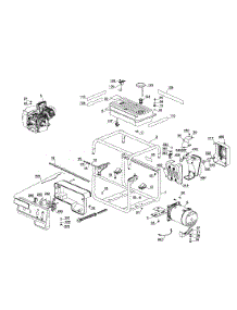 Fuel Tank / Panel parts for Dewalt Generator DG3000 TYPE 1 from AppliancePartsPros.com