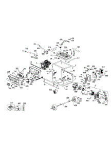 Engine / Fuel Tank / Alternator parts for Dewalt Generator DG4400B TYPE 1 from AppliancePartsPros.com