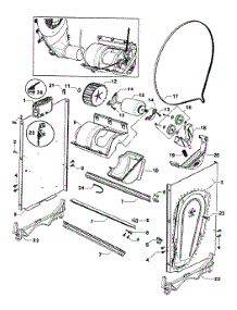 Motor Assy parts for  Dryer DG62T27DW2-96163-A from AppliancePartsPros.com