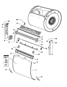 Drum Assy parts for  Dryer DG62T27GW1-96142A from AppliancePartsPros.com