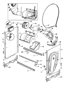 Motor Assy parts for  Dryer DG62T27GW2-96150-A from AppliancePartsPros.com