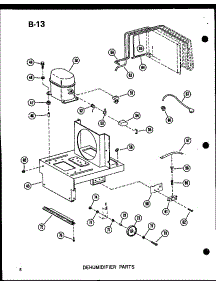 Dehumidifier Parts parts for Amana Dehumidifier DH14-2K/P54341-11R from AppliancePartsPros.com