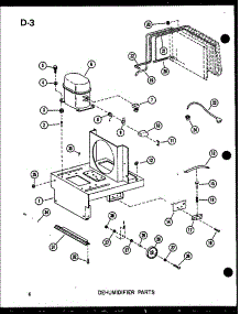 Dehumidifier Parts parts for Amana Dehumidifier DH22-20W/P54341-20R from AppliancePartsPros.com