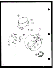 Compressor parts for Amana Dehumidifier DH30-P9966601R from AppliancePartsPros.com