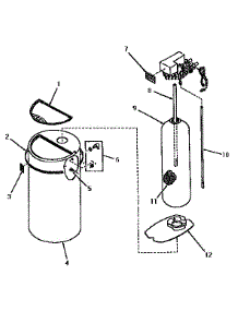 Cabinet, Resin Tank, Control, Tank Adapter & By-Pass Valve parts for Speed Queen Trash Compactor DK5010 from AppliancePartsPros.com