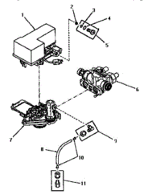 Control, Tank Adapter And By-Pass Valve parts for Speed Queen Trash Compactor DK5010 from AppliancePartsPros.com