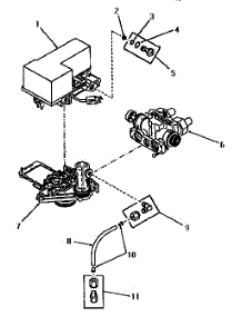 Control, Tank Adapter And By-Pass Valve parts for Speed Queen Trash Compactor DK5030 from AppliancePartsPros.com