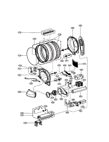 Drum / Motor: Electric Type parts for Lg Dryer DLE0332W from AppliancePartsPros.com