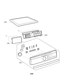 Control Panel And Plate Parts parts for Lg Dryer DLE2514W from AppliancePartsPros.com