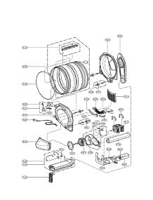 Drum And Motor Parts parts for Lg Dryer DLE2516W from AppliancePartsPros.com