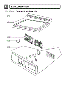 Control Panel & Plate Assy parts for Lg Dryer DLE3600V/00 from AppliancePartsPros.com