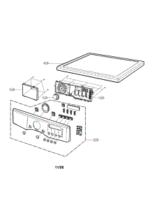 Control Panel And Plate parts for Lg Dryer DLE5977SM from AppliancePartsPros.com