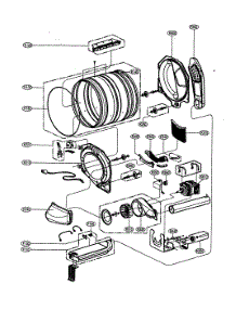 Drum / Motor Assy parts for Lg Dryer DLE5977W from AppliancePartsPros.com