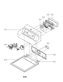 Control And Plate Parts parts for Lg Dryer DLE6942W from AppliancePartsPros.com