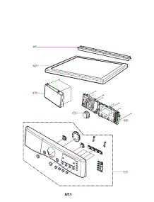 Control Panel And Plate Assembly Parts parts for Lg Dryer DLE7177WM from AppliancePartsPros.com
