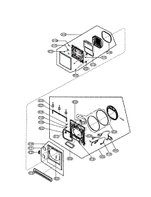 Cabinet Cover / Door parts for Lg Dryer DLEV833W from AppliancePartsPros.com