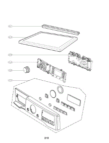 Control Panel Parts parts for Lg Dryer DLEX3370R/00 from AppliancePartsPros.com